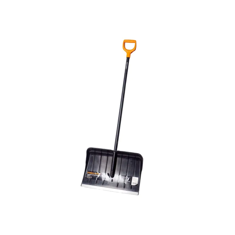 Лопата снеговая Fiskars с деревянным черенком 40х53,5 см_1