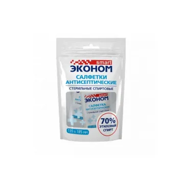 Изображение товара Влажные спиртовые салфетки 70% Эконом smart 12 шт для дезинфекции рук и инструментов Изображение товара Влажные спиртовые салфетки 70% Эконом smart 12 шт для дезинфекции рук и инструментов