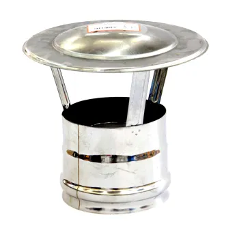 Изображение товара Зонт D Ferrum 115 мм для защиты дымохода из стали недорого Изображение товара Зонт D Ferrum 115 мм для защиты дымохода из стали недорого