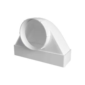 Изображение товара Угловой переходник Era 60х204 мм для пластиковых воздуховодов 100 мм Изображение товара Угловой переходник Era 60х204 мм для пластиковых воздуховодов 100 мм