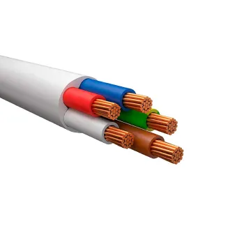 Изображение товара Провод ПВС 5х1, 5 ГОСТ белый 50м на отрез - надежный силовой кабель для дома и производства Изображение товара Провод ПВС 5х1, 5 ГОСТ белый 50м на отрез - надежный силовой кабель для дома и производства