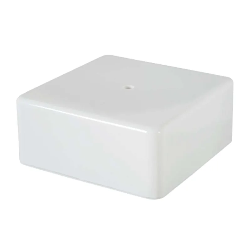 Коробка распределительная для кабель-каналов IP40 100х100х55 мм белая_1