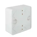 Коробка распределительная для кабель-каналов IP40 100х100х55 мм белая_2