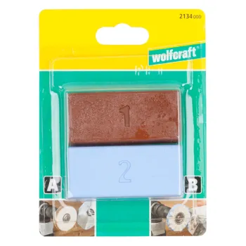 Изображение товара Набор паст для полировки дерева и металла Wolfcraft 2 шт. Изображение товара Набор паст для полировки дерева и металла Wolfcraft 2 шт.