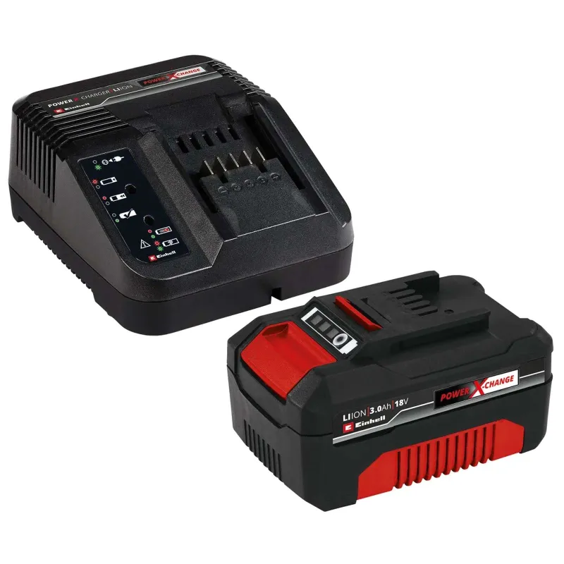 Зарядное устройство и аккумулятор Einhell PXC 18 В 3 Ач_1
