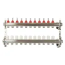 Коллекторная группа Taen 1" евроконус 3/4" на 11 выходов с расходомерами_2