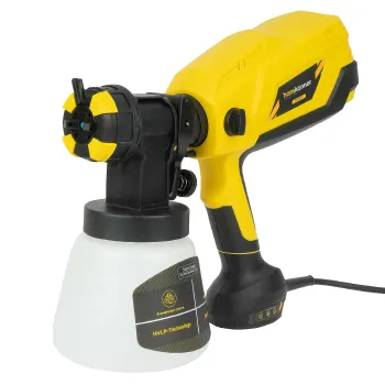 Изображение товара Краскопульт Hanskonner HSG9675 750 Вт компрессорный для окраски поверхностей Изображение товара Краскопульт Hanskonner HSG9675 750 Вт компрессорный для окраски поверхностей