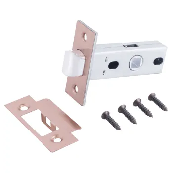 Изображение товара Защёлка Аллюр Арт ст медь торцевая планка 25мм без ручек L45-8, комплект Изображение товара Защёлка Аллюр Арт ст медь торцевая планка 25мм без ручек L45-8, комплект