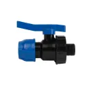 Кран шаровой ПНД компрессионный 25х3/4" НР_2