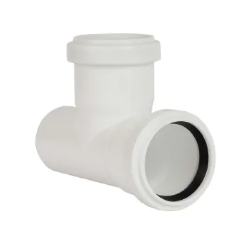 Изображение товара Тройник канализационный 50х50мм 87 градус малошумный RTP Изображение товара Тройник канализационный 50х50мм 87 градус малошумный RTP