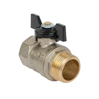 Изображение товара Кран шаровый LD Pride НР-ВР 1" бабочка с биркой надежный и удобный Изображение товара Кран шаровый LD Pride НР-ВР 1" бабочка с биркой надежный и удобный