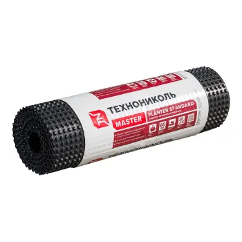 Изображение товара Гидроизоляционная мембрана Planter Standard 1х20 м для фундамента и стен Изображение товара Гидроизоляционная мембрана Planter Standard 1х20 м для фундамента и стен