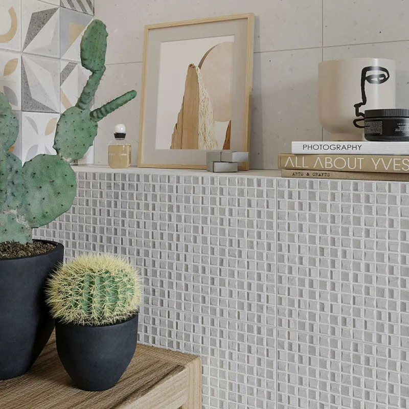 Плитка керамическая Unitile Supreme 250х600 мм grey mosaic 02_1