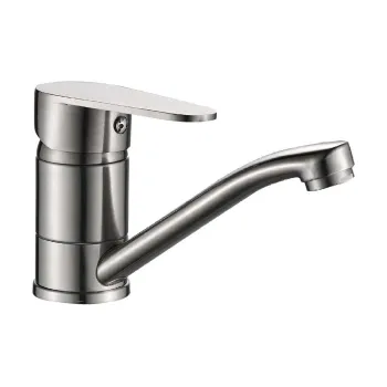 Изображение товара Смеситель для кухни Haiba HB45802 однорычажный хром стандартный излив Изображение товара Смеситель для кухни Haiba HB45802 однорычажный хром стандартный излив