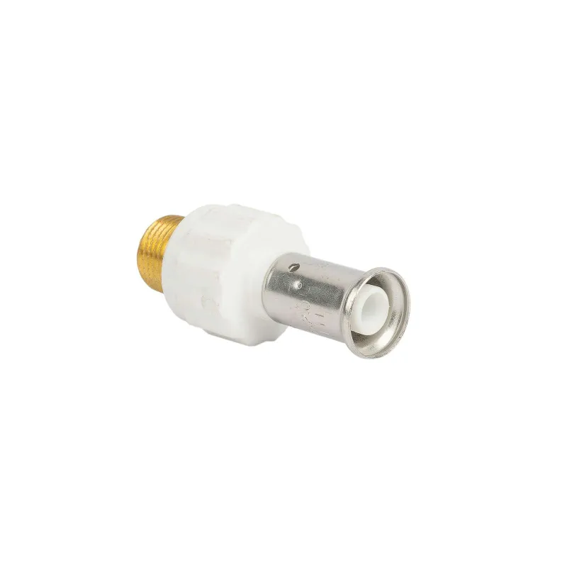 МП-Пресс Муфта Henco НР 16х1/2" белая PVDF_1
