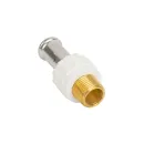 МП-Пресс Муфта Henco НР 16х1/2" белая PVDF_3