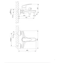 Смеситель для ванны Lemark короткий излив с лейкой и шлангом хром LM0414C_2