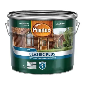 Изображение товара Декоративно-защитное средство для дерева Pinotex Classic Plus 3 в 1 Палисандр 9л полуматое Изображение товара Декоративно-защитное средство для дерева Pinotex Classic Plus 3 в 1 Палисандр 9л полуматое