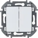 Механизм выключателя 2-клавишный Legrand Inspiria, белый_1