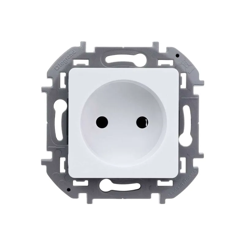 Механизм розетки 1-местной Legrand Inspiria, белый_1