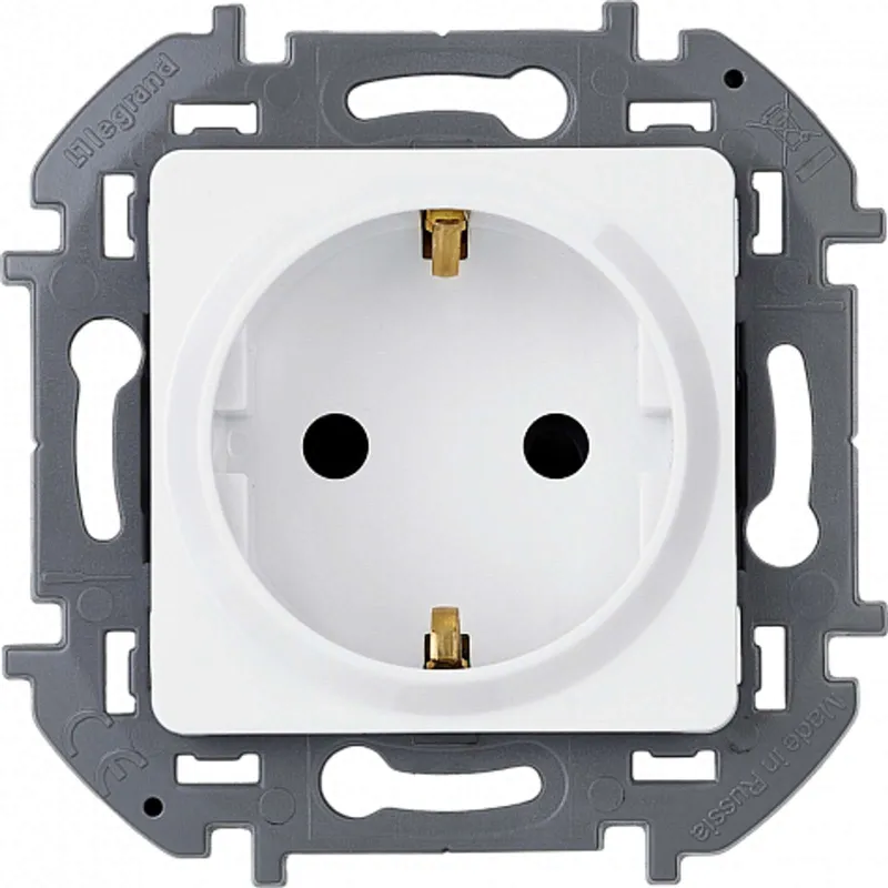Механизм розетки 1-местный Legrand Inspiria, белый_1