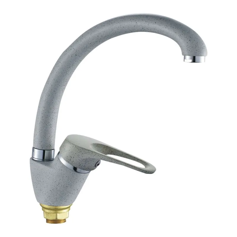 Смеситель для кухни Haiba HB4113-8 серый_1