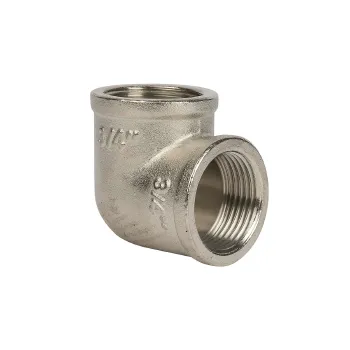 Изображение товара Угольник соединительный ВР 3/4 HLV латунь никелированная Изображение товара Угольник соединительный ВР 3/4 HLV латунь никелированная