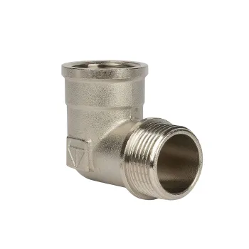 Изображение товара Переходной угольник ВР-НР 1 HLV никелированная латунь для трубопроводов Изображение товара Переходной угольник ВР-НР 1 HLV никелированная латунь для трубопроводов