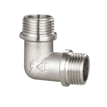 Изображение товара Угольник соединительный НР 1/2 HLV латунь никелированная для систем водопровода Изображение товара Угольник соединительный НР 1/2 HLV латунь никелированная для систем водопровода