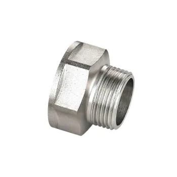 Изображение товара Переходник ВР-НР 1х1/2 HLV латунный для труб сантехники Изображение товара Переходник ВР-НР 1х1/2 HLV латунный для труб сантехники