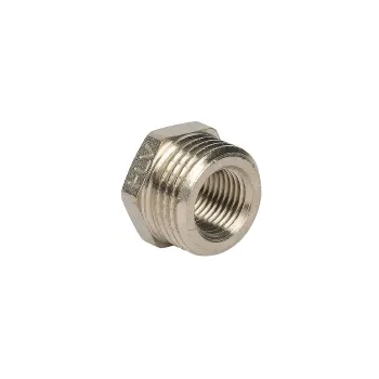 Изображение товара Футорка ВР-НР 1/4 х 1/2 D HLV латунь для трубопроводных систем Изображение товара Футорка ВР-НР 1/4 х 1/2 D HLV латунь для трубопроводных систем