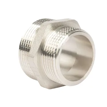 Изображение товара Переходной ниппель HLV 1 1/2х1 1/4 дюйма латунь никелированная Изображение товара Переходной ниппель HLV 1 1/2х1 1/4 дюйма латунь никелированная