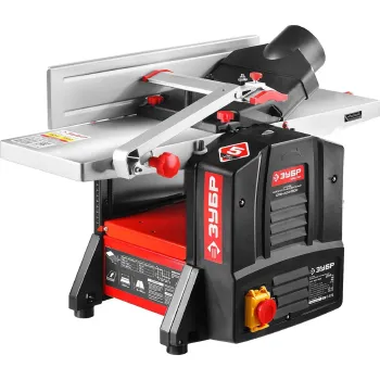 Изображение товара Фуговально-рейсмусовый станок Зубр СРФ-204-1500 1500Вт для профессиональной обработки дерева Изображение товара Фуговально-рейсмусовый станок Зубр СРФ-204-1500 1500Вт для профессиональной обработки дерева