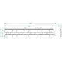 Сайдинг ПВХ Docke Lux Rocky кешью 1787х285 мм_2