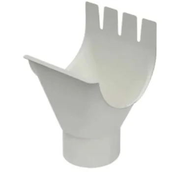 Изображение товара Воронка выпускная GS lite D125/90 ПЭД-01-9003 белый для водосточных систем Изображение товара Воронка выпускная GS lite D125/90 ПЭД-01-9003 белый для водосточных систем