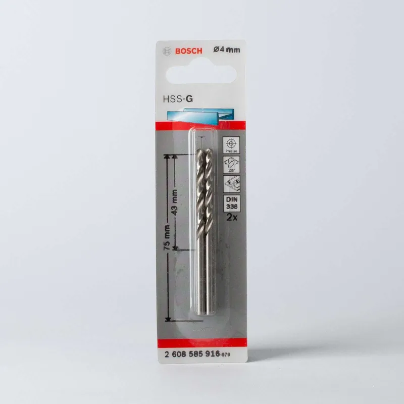 Сверло по металлу 4,0мм, BOSCH_1