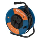 Удлинитель на катушке 30м 4 розетки с заземлением 3500Вт IP44 TDM_1