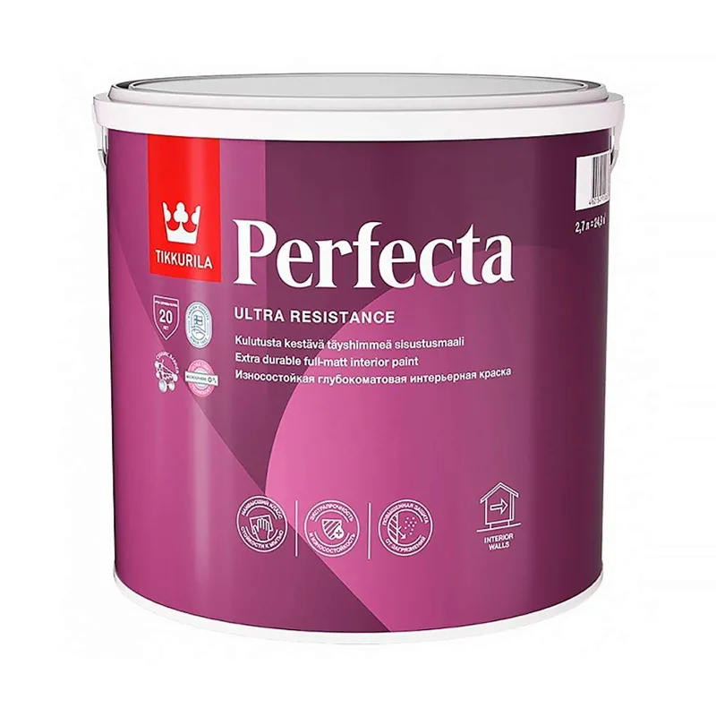 Краска интерьерная моющаяся Harmony Perfecta глубокоматовая 2,7л Tikkurila_1