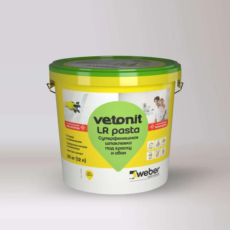 Шпаклевка финишная готовая Vetonit LR Pasta, 20 кг_1
