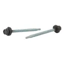 Саморез кровельный 4,8х70мм серый графит (RAL 7024) 150шт Steelrex_4