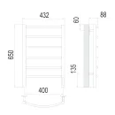 Полотенцесушитель электрический Классик П6 400х650_3