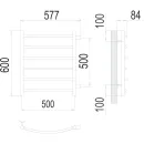 Полотенцесушитель Классик П6 500х600 бп500_3