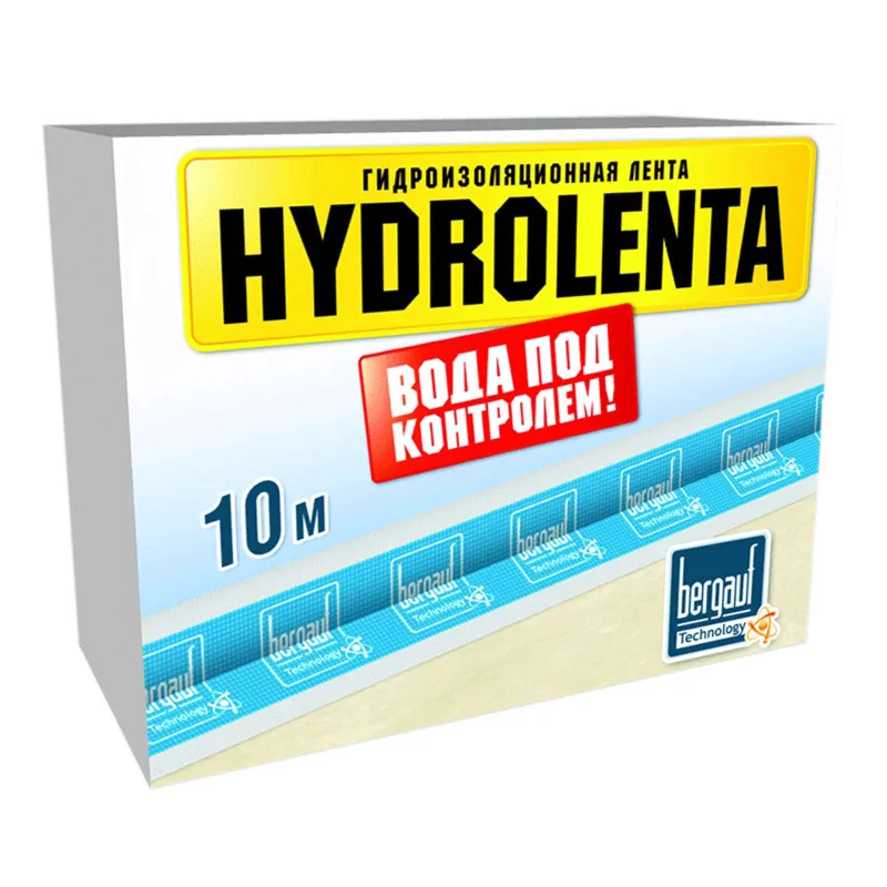 Лента гидроизоляционная Bergauf Hydrolenta 10м_1
