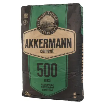 Изображение товара Цемент ЦЕМ II/А-И 42,5Н ПЦ-500 Д20 Akkermann maxi 50 кг Изображение товара Цемент ЦЕМ II/А-И 42,5Н ПЦ-500 Д20 Akkermann maxi 50 кг
