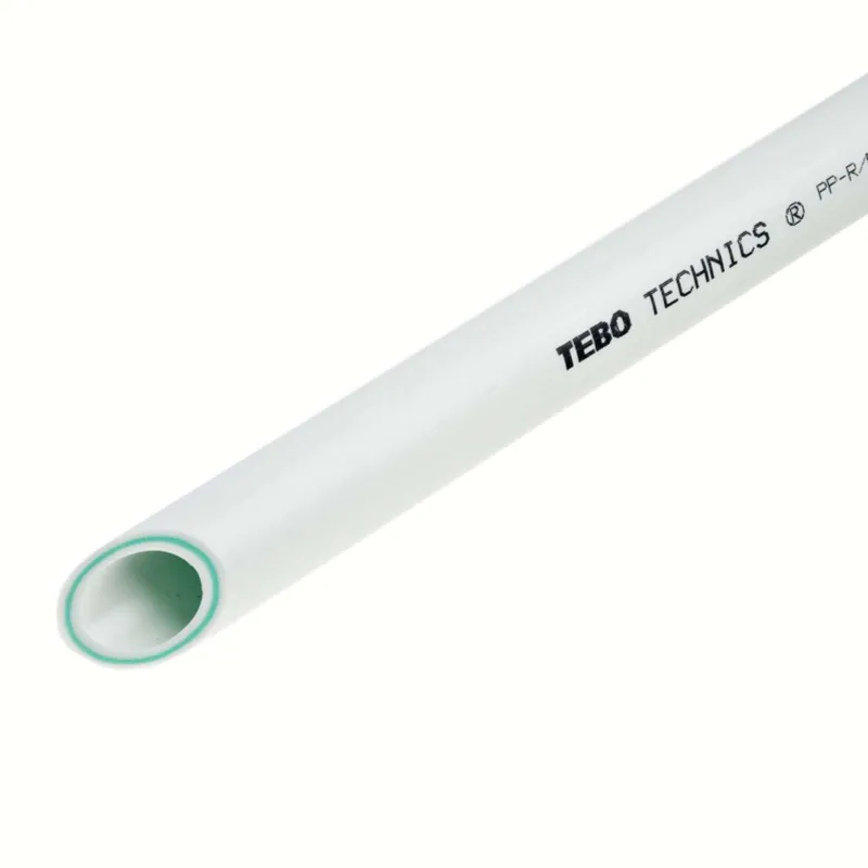 Труба полипропиленовая 20х2,8мм 2м SDR7,4 армированная стекловолокном TEBO_1