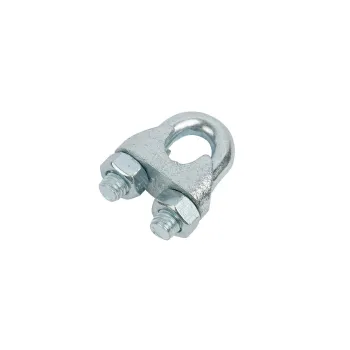 Изображение товара Зажим для стальных канатов DIN 741 10 мм цинк 2 шт/уп Изображение товара Зажим для стальных канатов DIN 741 10 мм цинк 2 шт/уп