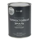 Эмаль термостойкая Elcon серая (до +400°С) матовая 0,8кг_1