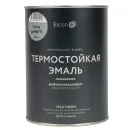 Эмаль термостойкая Elcon серая (до +400°С) матовая 0,8кг_2