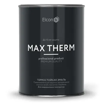 Изображение товара Эмаль термостойкая Elcon Max Therm красно-коричневая матовая 0,8кг Изображение товара Эмаль термостойкая Elcon Max Therm красно-коричневая матовая 0,8кг