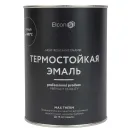 Эмаль термостойкая Elcon черная (до +1000°С) матовая 0,8кг_2